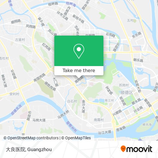 大良医院 map