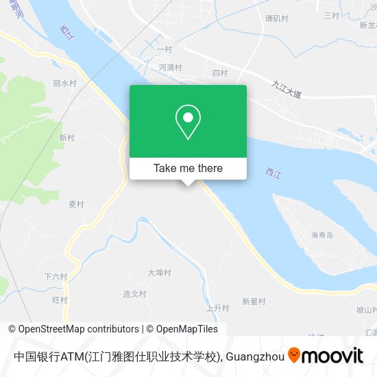 中国银行ATM(江门雅图仕职业技术学校) map