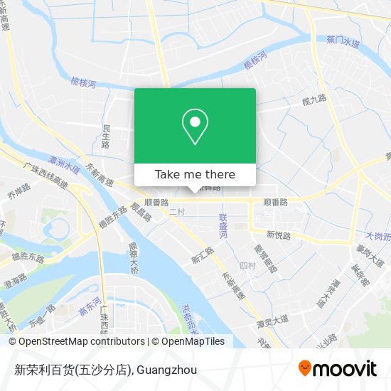 新荣利百货(五沙分店) map