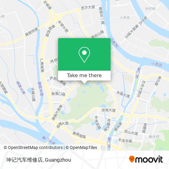 坤记汽车维修店 map