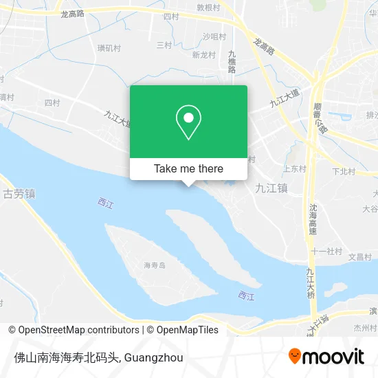 佛山南海海寿北码头 map