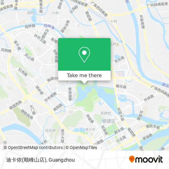 迪卡侬(顺峰山店) map