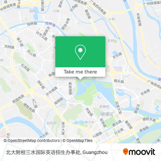 北大附校三水国际英语招生办事处 map