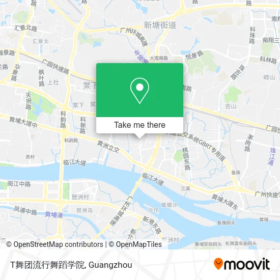 T舞团流行舞蹈学院 map