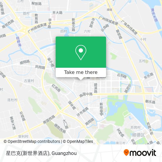 星巴克(新世界酒店) map