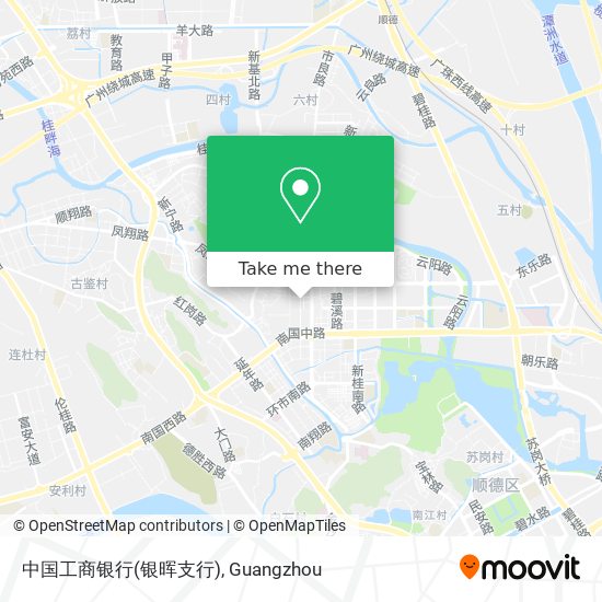 中国工商银行(银晖支行) map