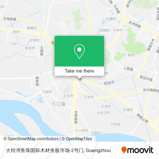 大转湾鱼珠国际木材夹板市场-2号门 map