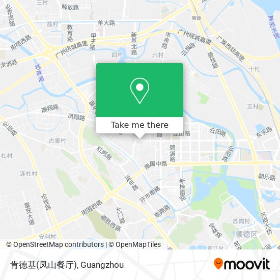肯德基(凤山餐厅) map