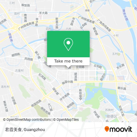 君霞美食 map