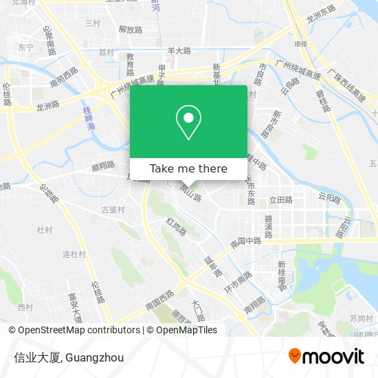 信业大厦 map