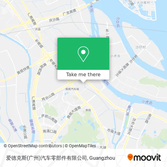 爱德克斯(广州)汽车零部件有限公司 map