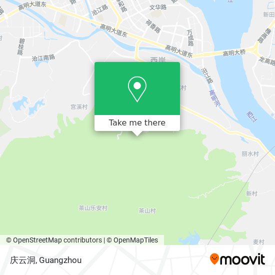 庆云洞 map