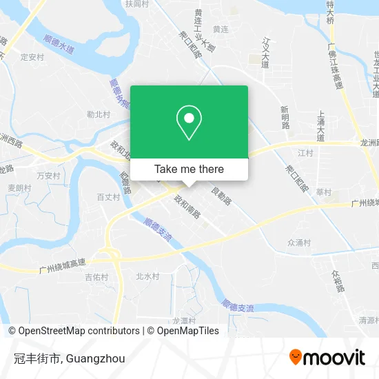 冠丰街市 map