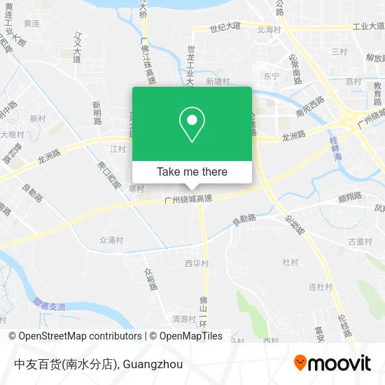 中友百货(南水分店) map