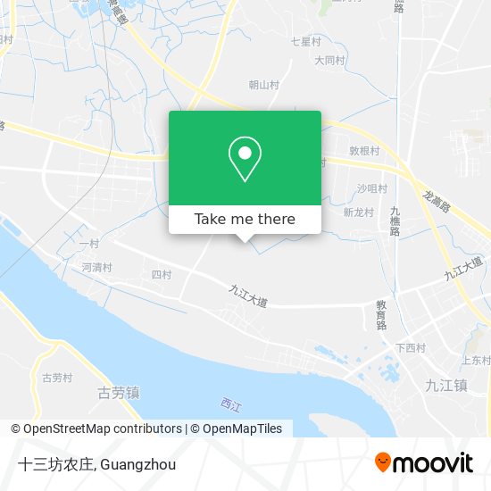 十三坊农庄 map
