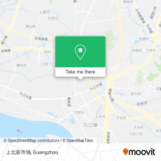 上北新市场 map