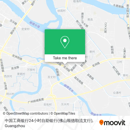 中国工商银行24小时自助银行(佛山顺德勒流支行) map