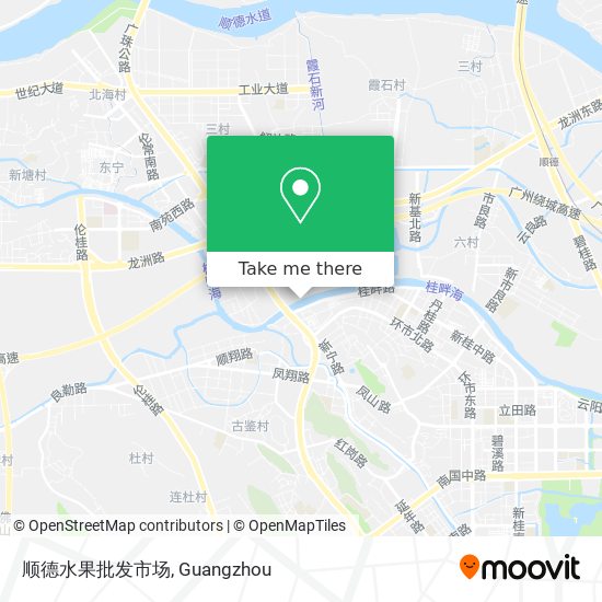 顺德水果批发市场 map