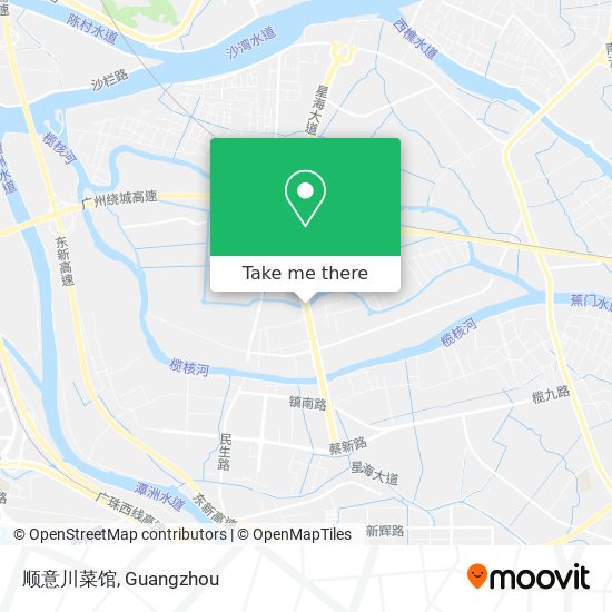 顺意川菜馆 map