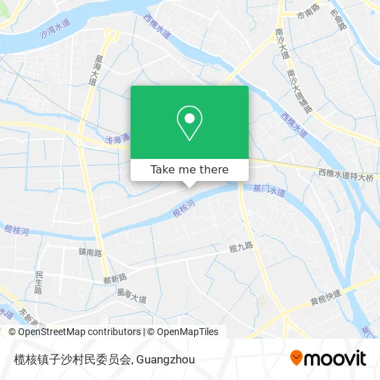 榄核镇子沙村民委员会 map