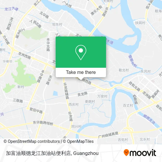 加富油顺德龙江加油站便利店 map