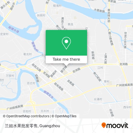 兰姐水果批发零售 map