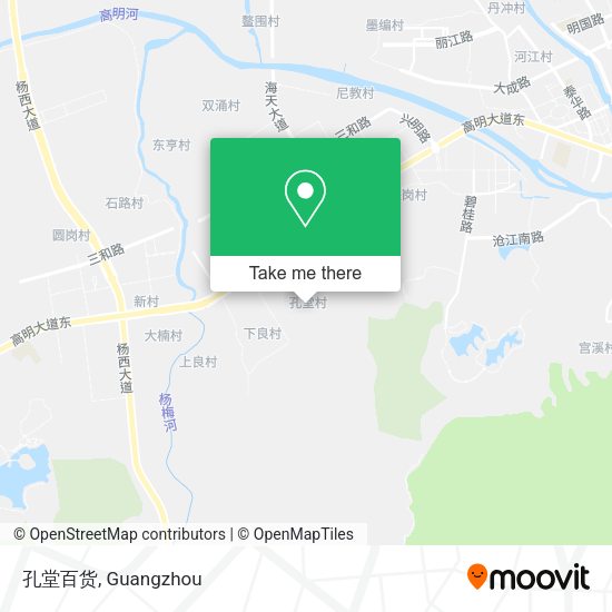 孔堂百货 map