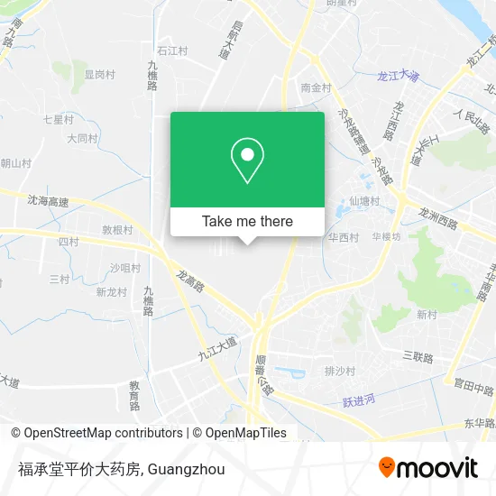 福承堂平价大药房 map