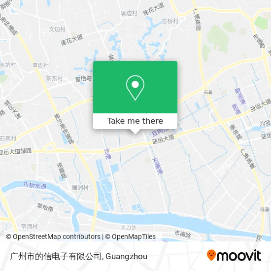 广州市的信电子有限公司 map