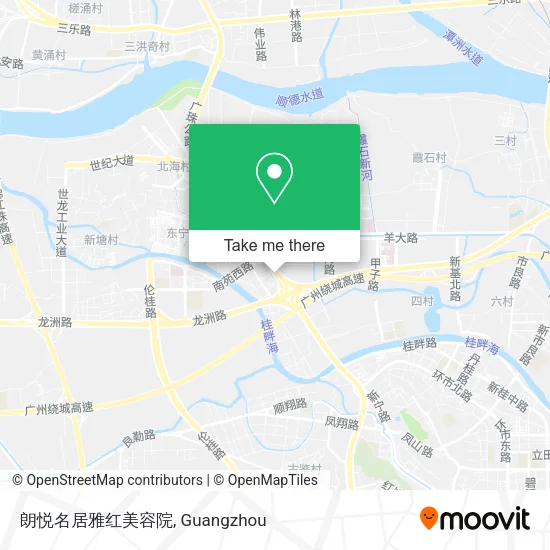 朗悦名居雅红美容院 map