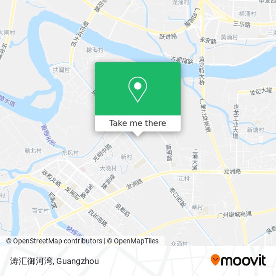 涛汇御河湾 map