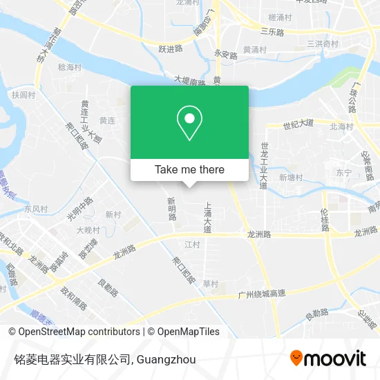 铭菱电器实业有限公司 map