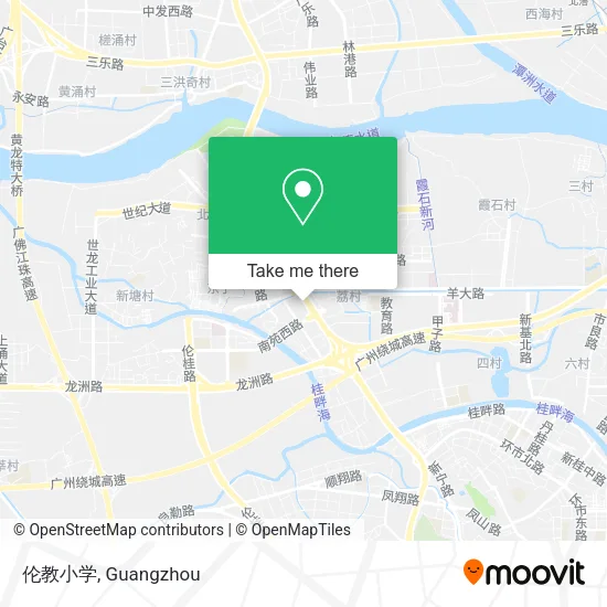 伦教小学 map