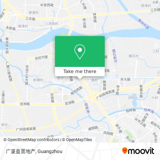 广厦盈置地产 map