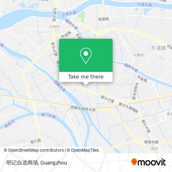 明记自选商场 map