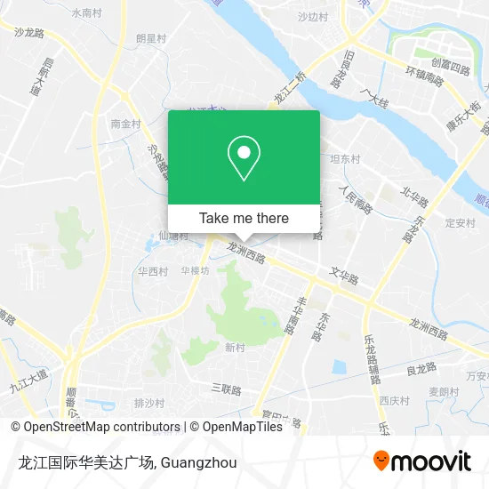 龙江国际华美达广场 map