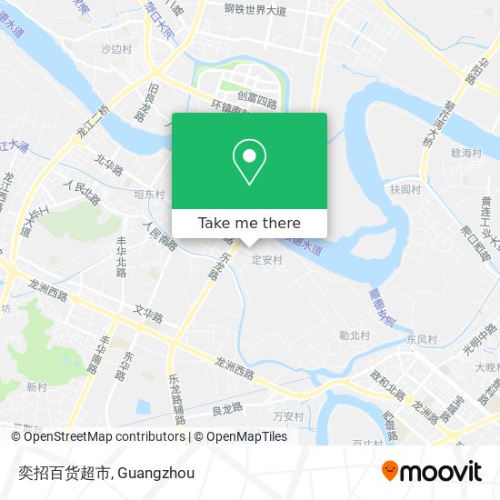 奕招百货超市 map