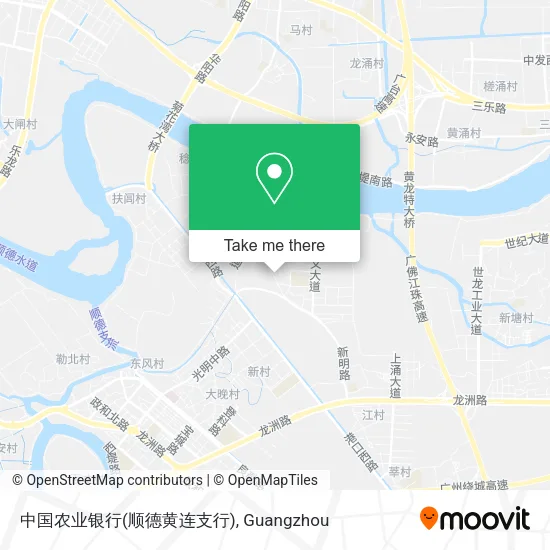 中国农业银行(顺德黄连支行) map