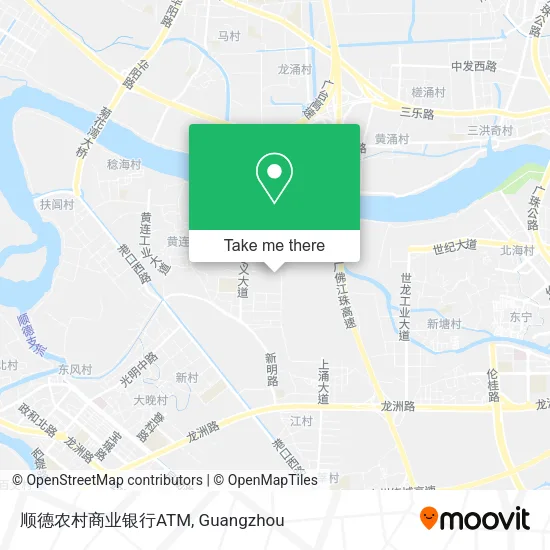 顺德农村商业银行ATM map