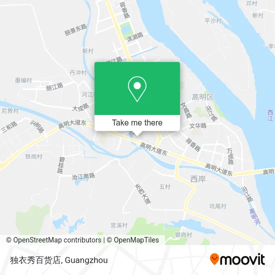 独衣秀百货店 map