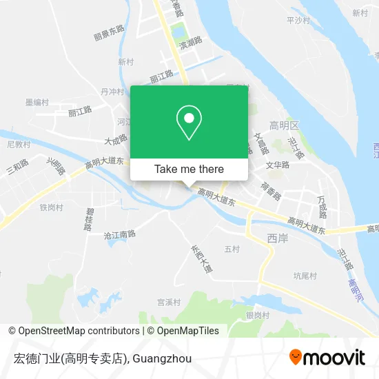 宏德门业(高明专卖店) map