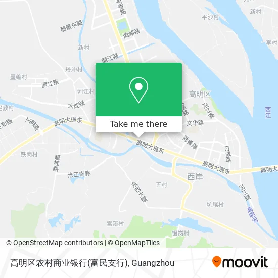 高明区农村商业银行(富民支行) map