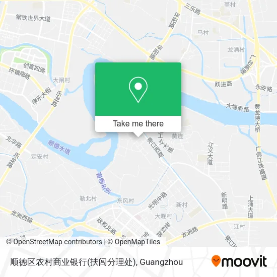 顺德区农村商业银行(扶闾分理处) map