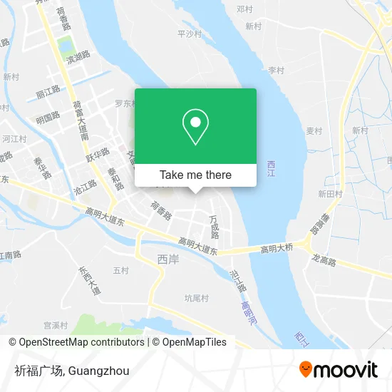 祈福广场 map