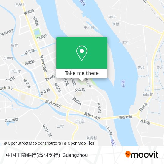 中国工商银行(高明支行) map