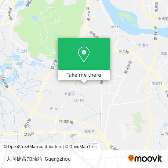 大同捷富加油站 map