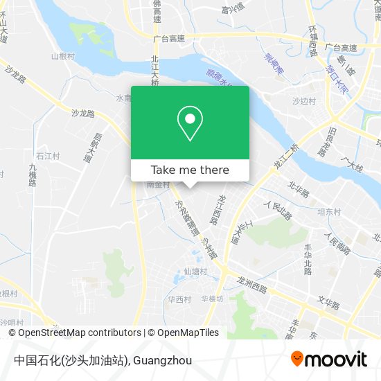 中国石化(沙头加油站) map