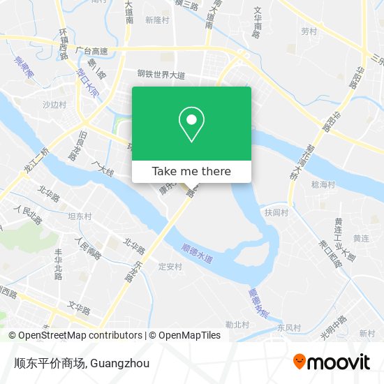顺东平价商场 map