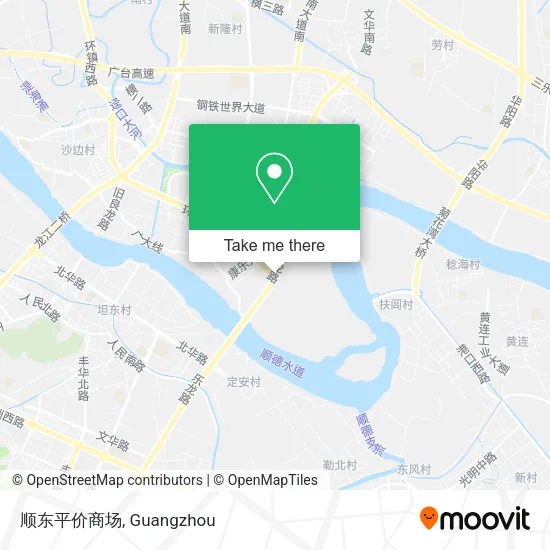 顺东平价商场 map