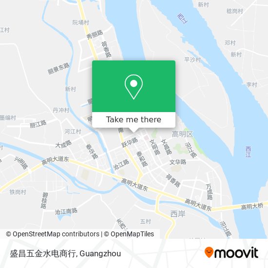 盛昌五金水电商行 map